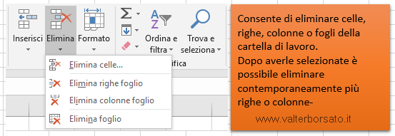 Quale Dei Seguenti Pulsanti Ti Permette Di Eliminare Le Colonne Come eliminare e cancellare dati dal foglio di lavoro di Excel